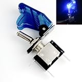 New Racing Car On-Off SPST Blue LED Toggle Switch