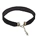 Ownsig 90's Women Black Velvet Choker Necklace GothicJewelry