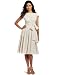 Jones New York Women's Eyelet Bateau Wrap Waist Dress
