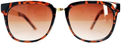 Garment Plain Glasses Sunglasses Wayfarer DEMI-SMOKE