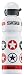 Sigg Trinkflasche Stars on White Touch, white, 0.75 l