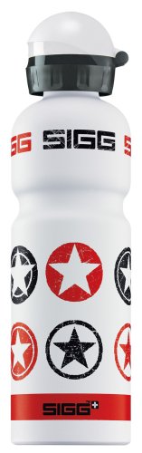 Sigg Trinkflasche Stars on White Touch, white, 0.75 l