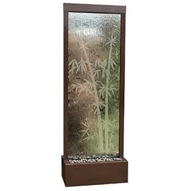 Bluworld GF83B 90 x 32 x 18 Bamboo Center Mount Dark Copper Frame Gardenfall Botanica... by Bluworld
