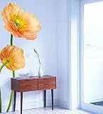 PEACH POPPY PEEL & STICK WALL DECO STICKER PS-58010