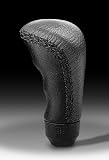 MOMO Shift Knob (Shifter) - Super Anatomic - Black Leather - Part # SUBK1