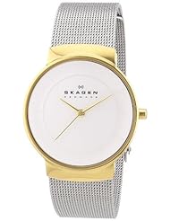 SKAGEN Klassik Womens Three-Hand Stainless Steel Watch Gold-Tone