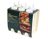 from Sunnex Pack of 6 Squeezy Clear 12oz Sauce Bottles