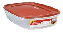 Rubbermaid 7J76 Easy Find Lid Rectangle 24-Cup Food Storage Container