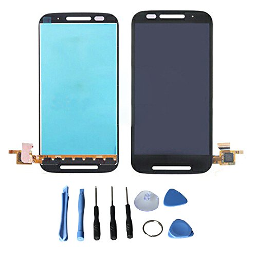 LCD display Touch Screen Digitizer Assembly for Motorola MOTO E XT1021 XT1022 XT1025 with free tools (Black)