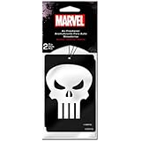 Plasticolor 005502R01 Marvel 'Punisher' Air Freshener, (Pack of 2)
