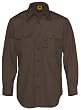 Sheriff's Brown Poly / Cotton Ripstop LS Tactical Dress Shirt