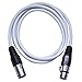 Seismic Audio SAXLX-6White White 6-Feet XLR to XLR Patch Cable