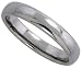 Jewelry : Tungsten Carbide 4 mm (5/32 in.) Comfort Fit Dome Wedding Band / Thumb Ring