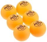 JOOLA ROSSI Three-Star Orange 40mm Table Tennis Balls, 6-Count