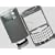 -- New AT&T RIM Blackberry Curve 8300 8310 8320 Original OEM Full Complete Housing Cover with Lens Faceplate Battery Door Cover Case Bottom U-Piece Titanium Gray Color Plus Tool Kit with T5 Screw Driver & Opener