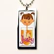 Retro-a-go-go 'JUICY' BIG GULP TABLET NECKLACE