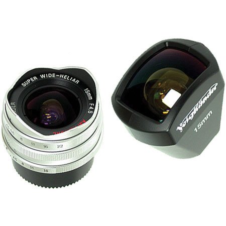 Photo: Voigtlander Super Wide Heliar 15mm f/4.5 Aspherical Manual Focus Lens with Viewfinder   Silver