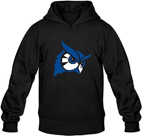 Bod Hoody Blue OVO Bird Owl Pattern Logo Men's Hoodies Black Medium