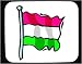 Decorated Mouse Pad with International, Hungary, Hungarian