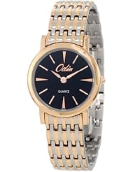 Odin Womens 754-2L Rose Gold Plated Stainless Steel Quartz Watch
