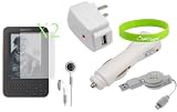 CrazyOnDigital Kindle 3 Essential Accessory Kit. Bonus wristband inlcuded