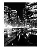 A view down the Chicago River Photographic Poster Print by Jason F Wolf, 16x20
