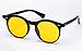 Bestum Vintage Inspired Round Sunglasses with Rivets Tinted Lens UV400