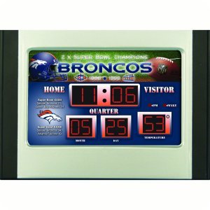Denver Broncos NFL Scoreboard Alarm Clock