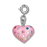 CHARM IT! Pink Multi Sparkle Heart Charm