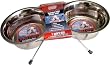 Loving Pets Double Diner Dog Bowl, 1-Quart