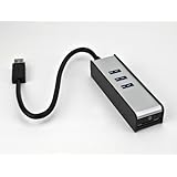 Superspeed USB 3.0 3-port Hub + Sd Card Reader (Black)