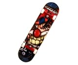 Punisher Jester Complete Skateboard, Blue, 31-Inch