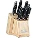 Farberware Platinum 5042312 13-Piece German Stainless Steel Cutlery Set w/Butchers Block & Removable Steak Knife Block