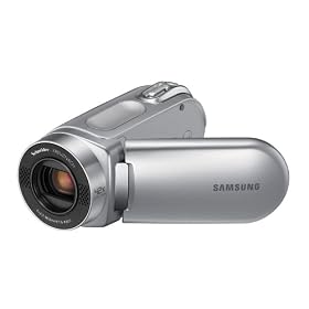 Samsung F34 16GB SD Flash Camcorder  - Silver, (34 Optical zoom, 2.7" wide LCD, H.264 recording, Still Image Capture, 3 Hours Battery,)