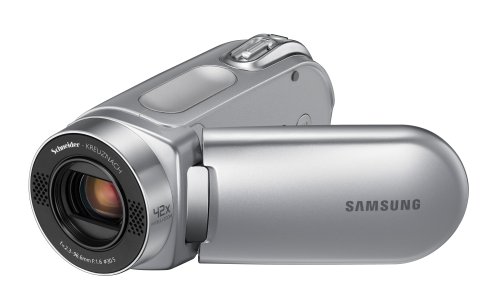 Samsung F30 SD Flash Camcorder - Silver (34 Optical zoom, 2.7 inch wide LCD, H.264 recording, Still Image Capture, 3 Hours Battery,)
