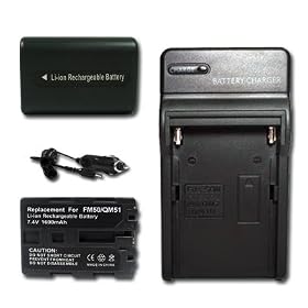 Battery+Charger for Sony MiniDV HandyCam DCR-TRV19 DCR-TRV20 DCR-TRV25 DCR-TRV27... by 