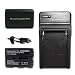 Battery + Charger + car plug for Sony Mavica MVC-CD200 MVC-CD250 MVC-CD350 MVC-CD400 MVC-CD500 NP-QM51 NP-FM50 QM51 FM50