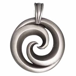 BICO AUSTRALIA JEWELRY (E303) KORUTAO - INNER EVOLUTION & AEON - Comes with a Generic 18 inch (to 20in) Adjustable 4mm Black Rubber Necklace.