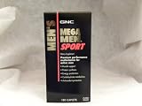 GNC Mega Men Sport 180 caplets ex 05-2011