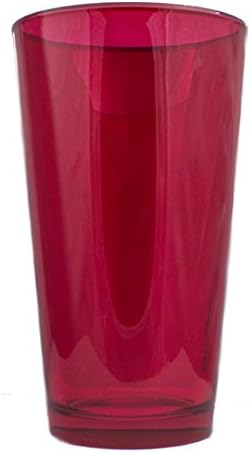 4 Pack - Ruby Red - 16 Ounce Drink Glass