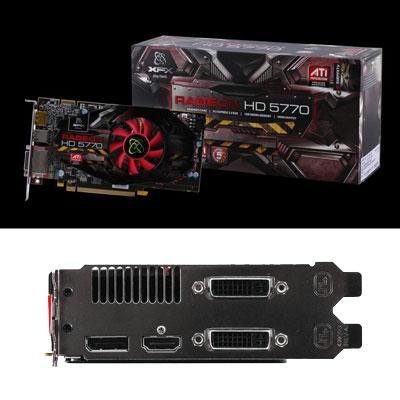 XFX ATI Radeon HD 5770 1 GB DDR5 2DVI/HDMI/DisplayPort PCI-Express Video Card HD577XZNFC