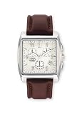 Men's Timex Chrono Square Face Watch - Brown Strap