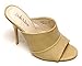 Bella Marie BEBE-01 Women's High Heel Stiletto Open Toe Dress Sandal Mules Slide