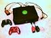 Video Games : XBOX Console with 24 games and 2 wireless controllers!!