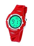 Umbro U531 Youth's Red Digital Watch Set With Matching Red Wash Bag