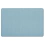 Quartet Oval Office Frameless Fabric Bulletin Boards, 3 x 2 Feet, Light Blue (7683BE)