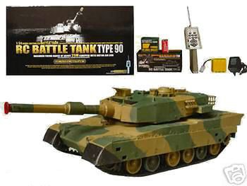 Childrens Toyshop  Toys : R/C Battle Tank Type 90