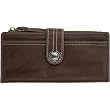 Weekender Checkbook Clutch Color: ESPRESSO