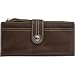 Weekender Checkbook Clutch Color: ESPRESSO