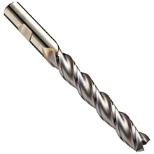 Niagara Cutter A337 High Speed Steel (HSS) Square Nose End Mills, Inch, Weldon Shank, TiCN Finish, Finishing Cut, 37 Degree Helix, For Use With Aluminum